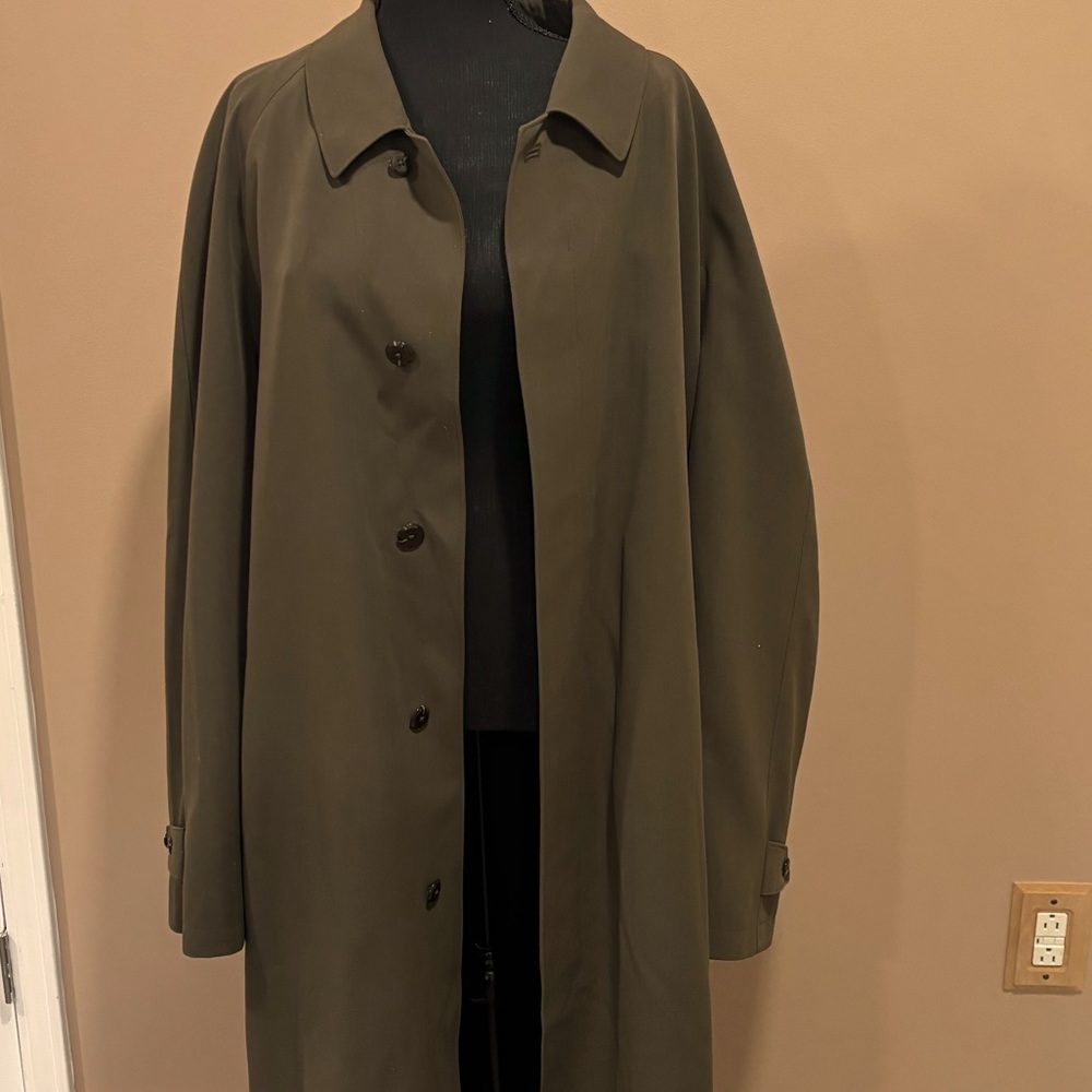 Sanyo men's Trench coat size large